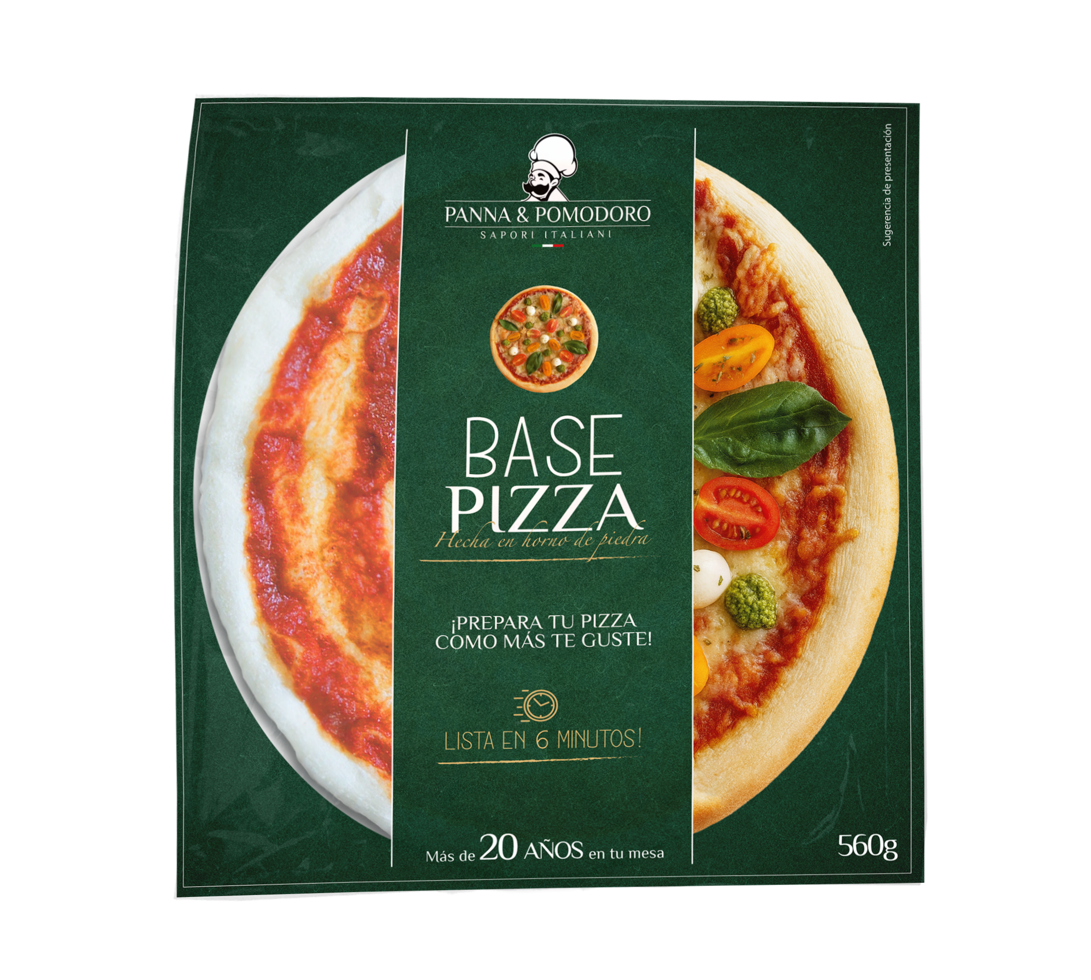 Masa clásica para pizza